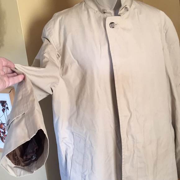 LONDON FOG Size 44 Regular CLASSIC TRENCH Removable Thinsulate Liner Timeless - Picture 3 of 8